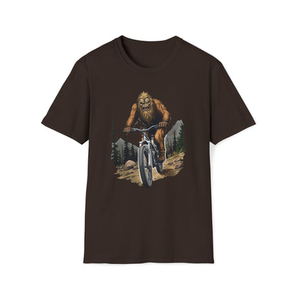 Ride Through the Woods with Bigfoot T-shirt: Unveil the Mountain Bike Adventure Shirt!