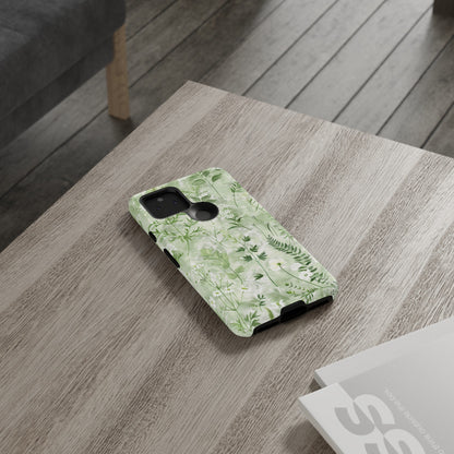 Floral Sage Green Wildflower Phone Case