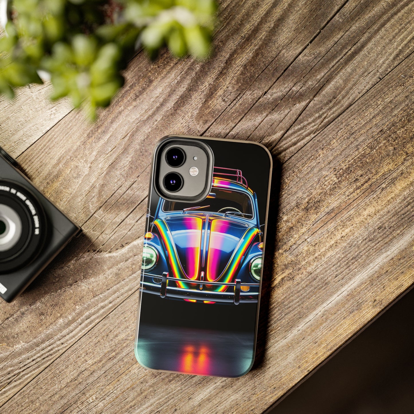 iPhone Case | Colorful Journeys: Psychedelic VW Bug iPhone Tough Case