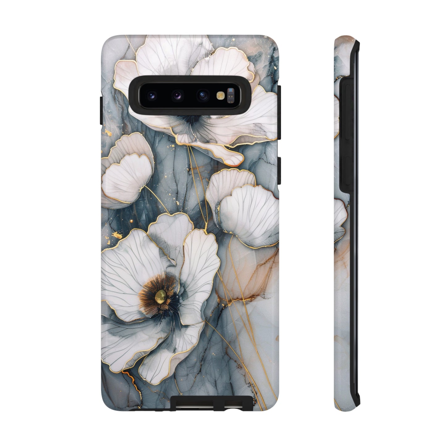 Flowers and Gold Phone Case