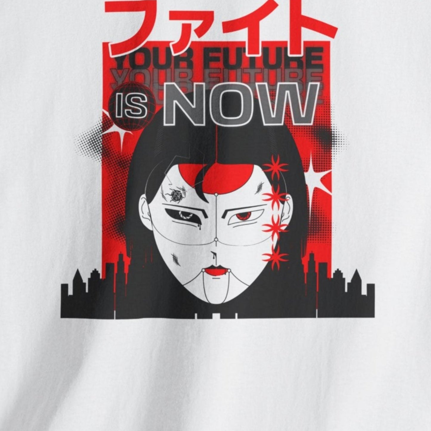 the future is now japanese anima t shirt