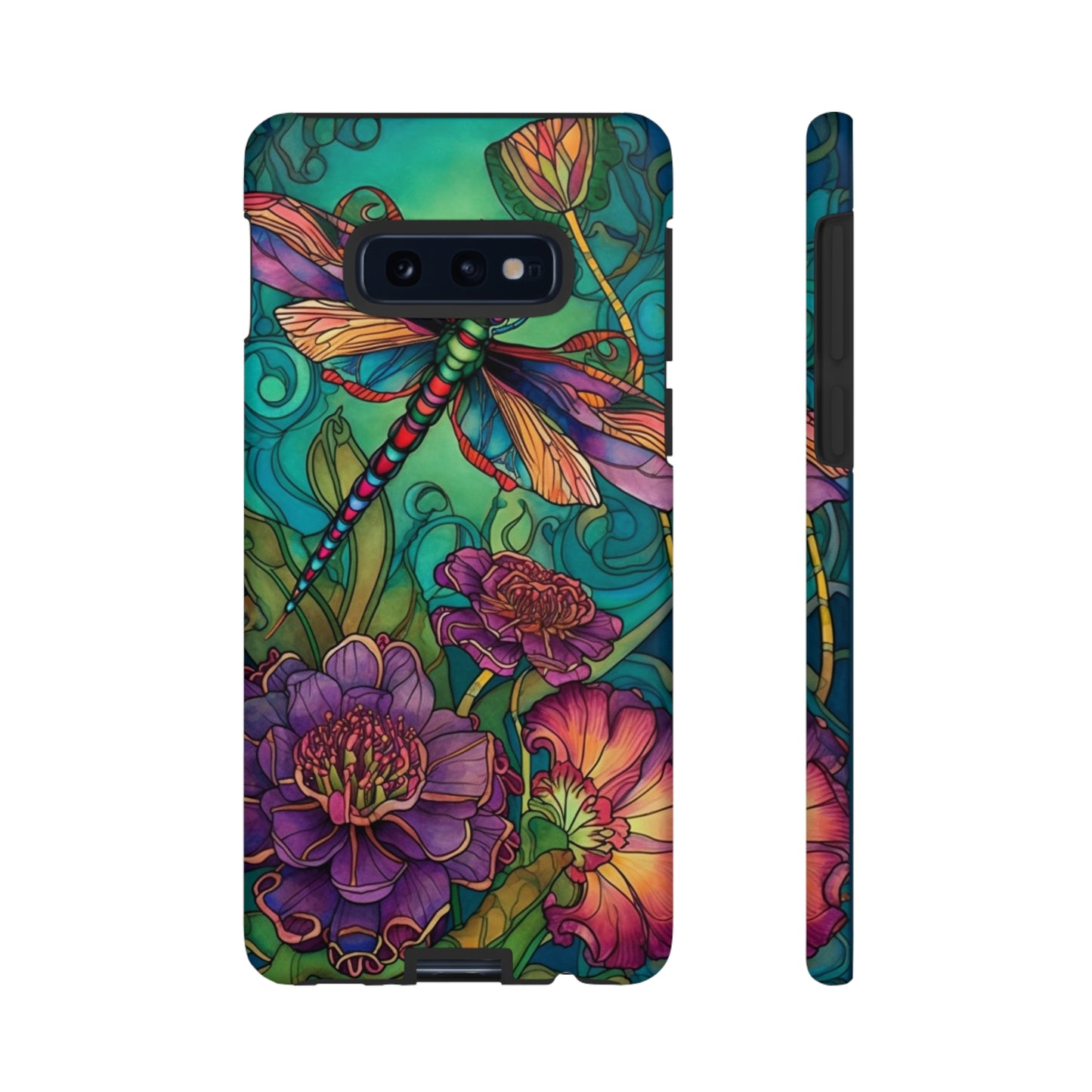 Art Nouveau Dragonfly - A Timeless Symbol of Elegance for Google Pixel, iPhone, and Samsung Cases