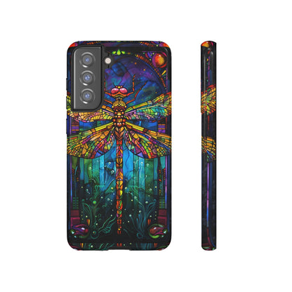 Art Deco Stained Glass Dragonfly Phone Cover