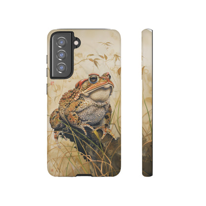 Toad on a Branch Japanese Style Art Painting Phone Case