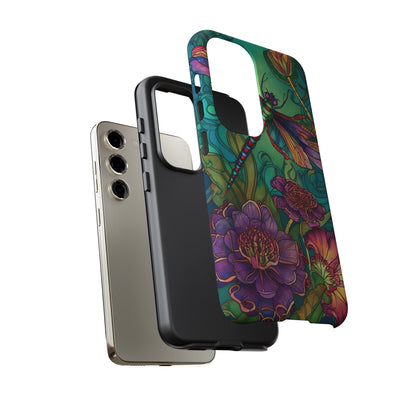 Art Nouveau Dragonfly - A Timeless Symbol of Elegance for Google Pixel, iPhone, and Samsung Cases