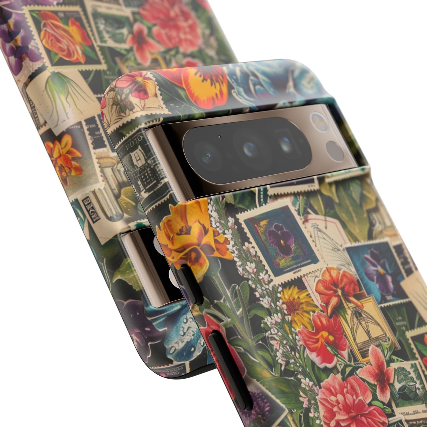 Vintage Floral Stamps Phone Case