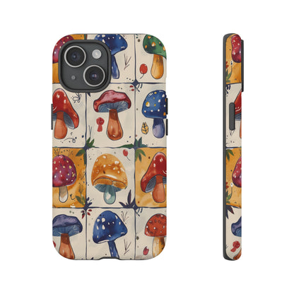 Trippy Magic Mushroom Toadstools Phone Case