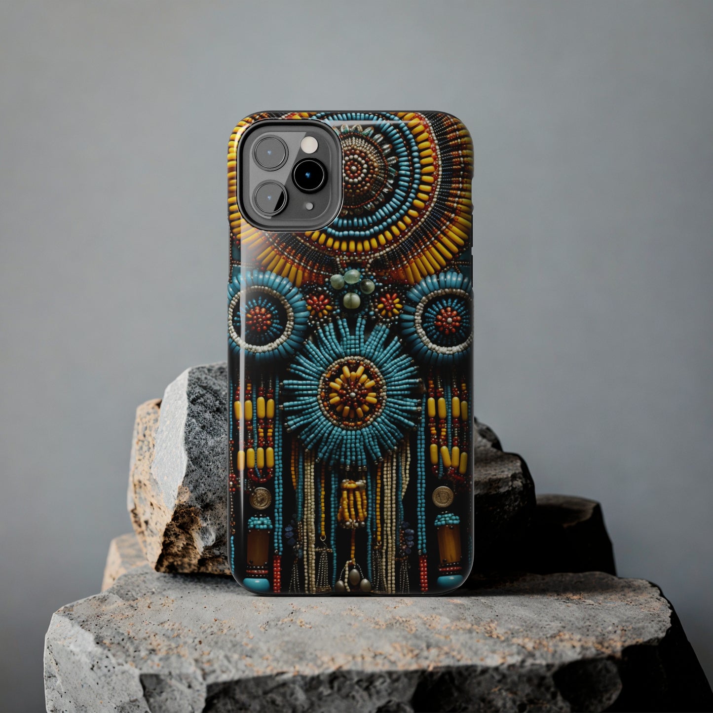 Native American Beadwork iPhone Case | Crafted Elegance with Cultural Heritage