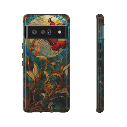 Art Nouveau Floral Full Moon Phone Case