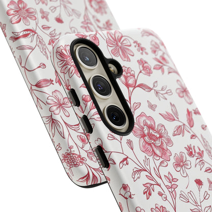 Pink Floral Wildflower Phone Case