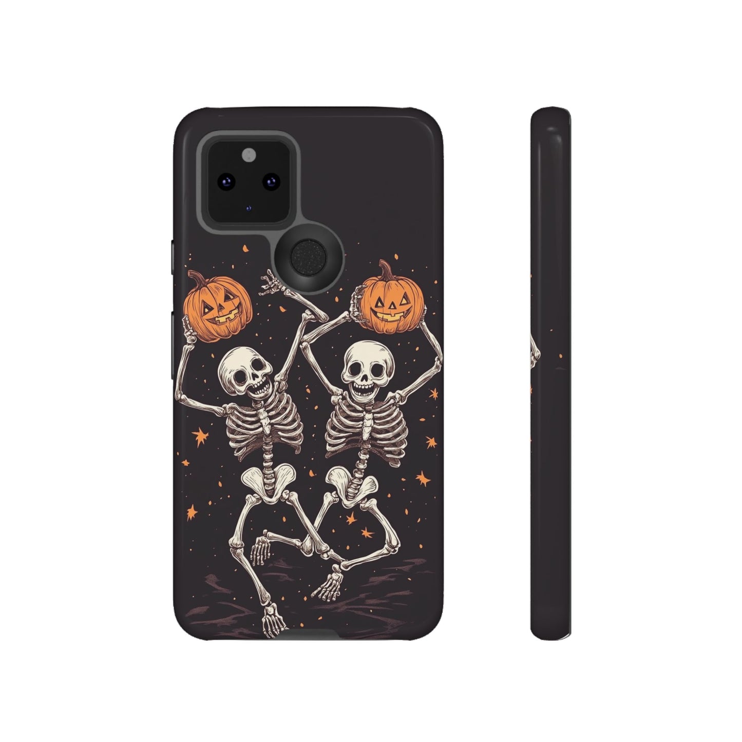 Dancing Skeletons with Jack-o'-Lanterns Phone Cover