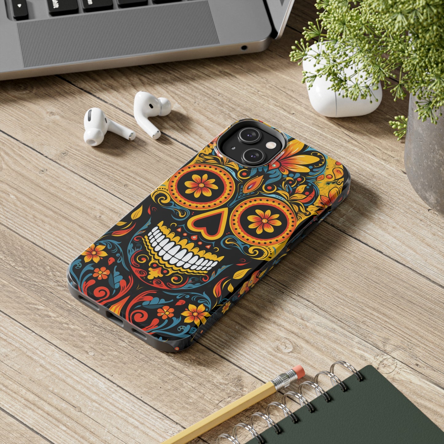 Sugar Skull iPhone Case | Dia de los Muertos Design for Apple iPhone