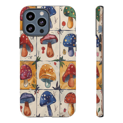 Trippy Magic Mushroom Toadstools Phone Case