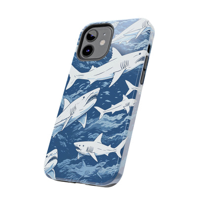 Shark Design: Dive into the Depths with an Aquatic Adventure iPhone Case