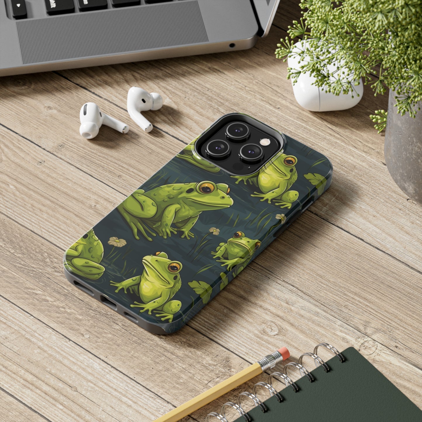 Frogs Tough iPhone Case | Embrace The Reptile Green Style and Reliable Protection