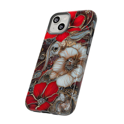 Stained Glass Floral Paisley Explosion Phone Case