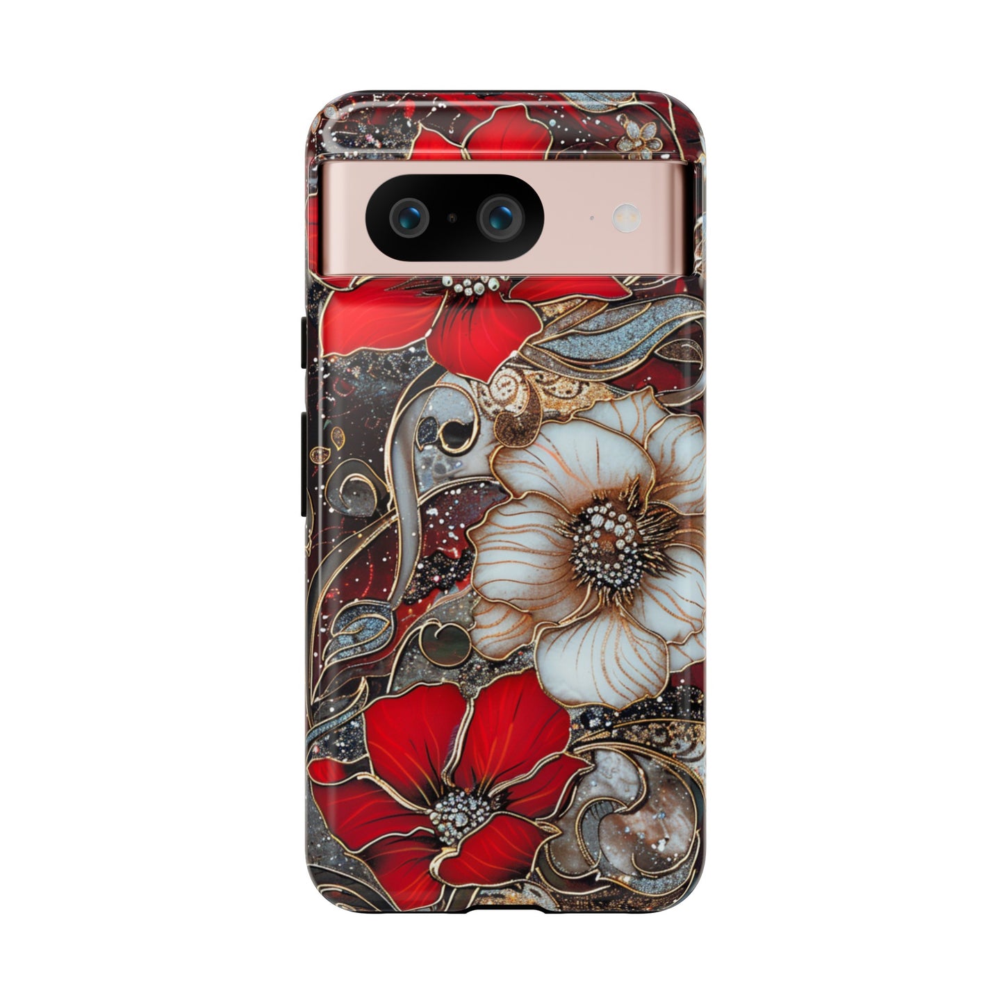 Stained Glass Floral Paisley Explosion Phone Case