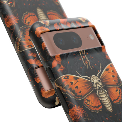 Eerie Elegance Halloween Goth Moth Phone Cover