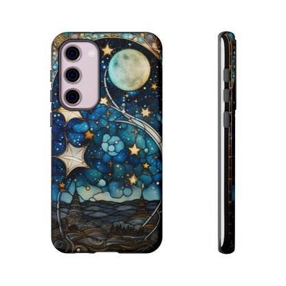 Boho Starry Night Stained Glass Artistry Phone Cover