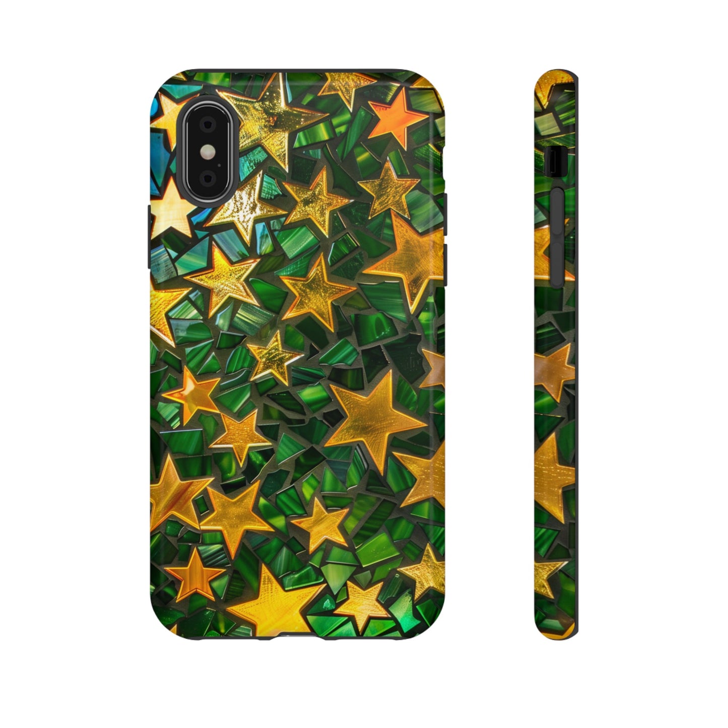 Green Celestial Stained Glass Mosaic Phone Case