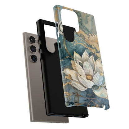 Zen Lotus Gold Floral Phone Case