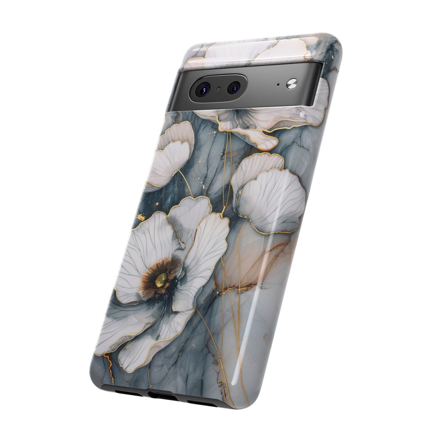 Flowers and Gold Phone Case