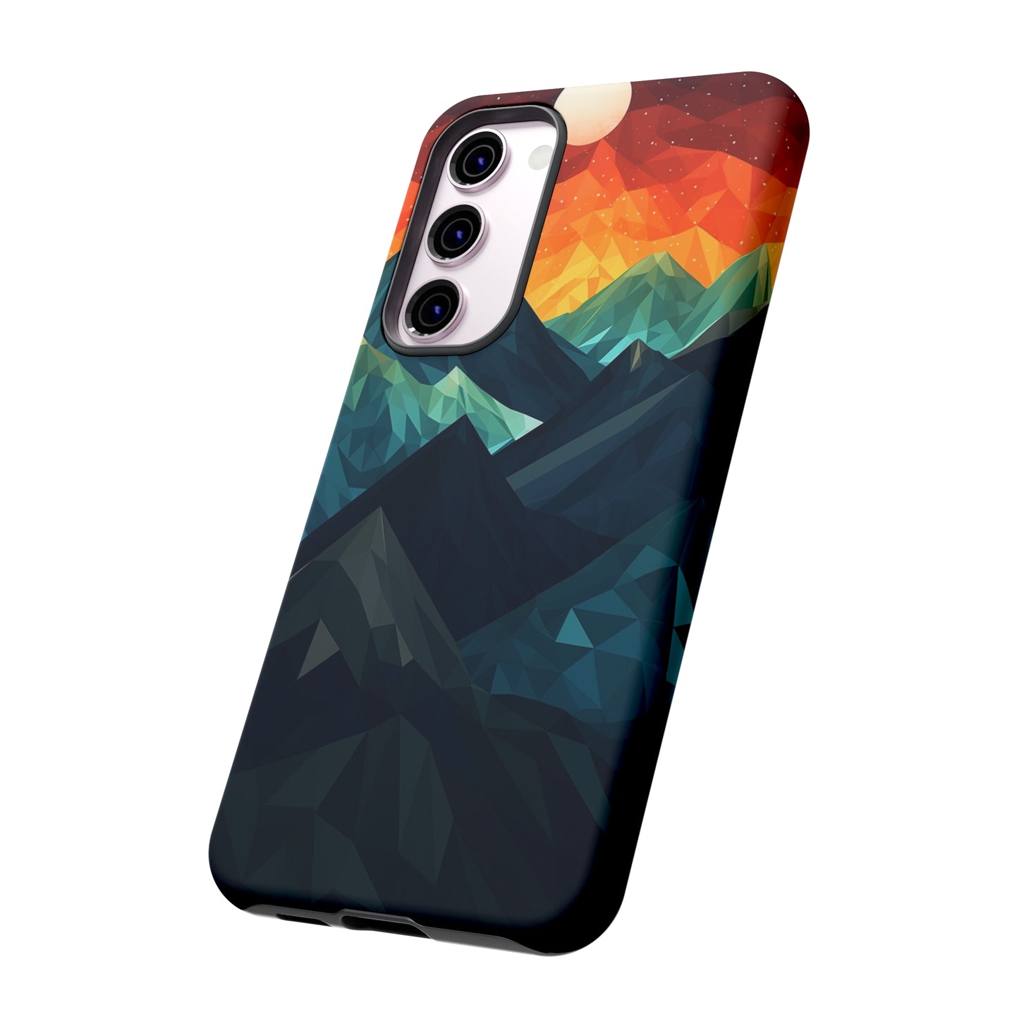 Mountain Abstract Tough Case | Embrace Nature's Beauty with a Durable Phone Case