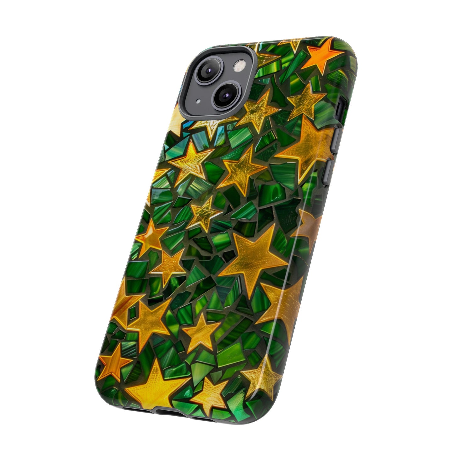 Green Celestial Stained Glass Mosaic Phone Case