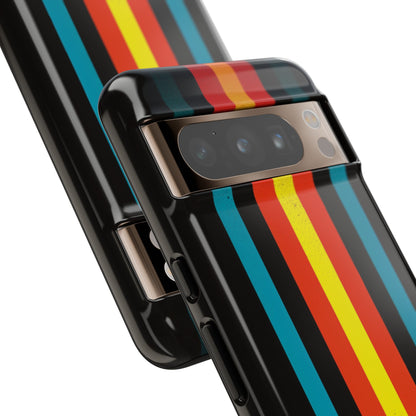 Retro Lines 1980s Flashback Phone Case