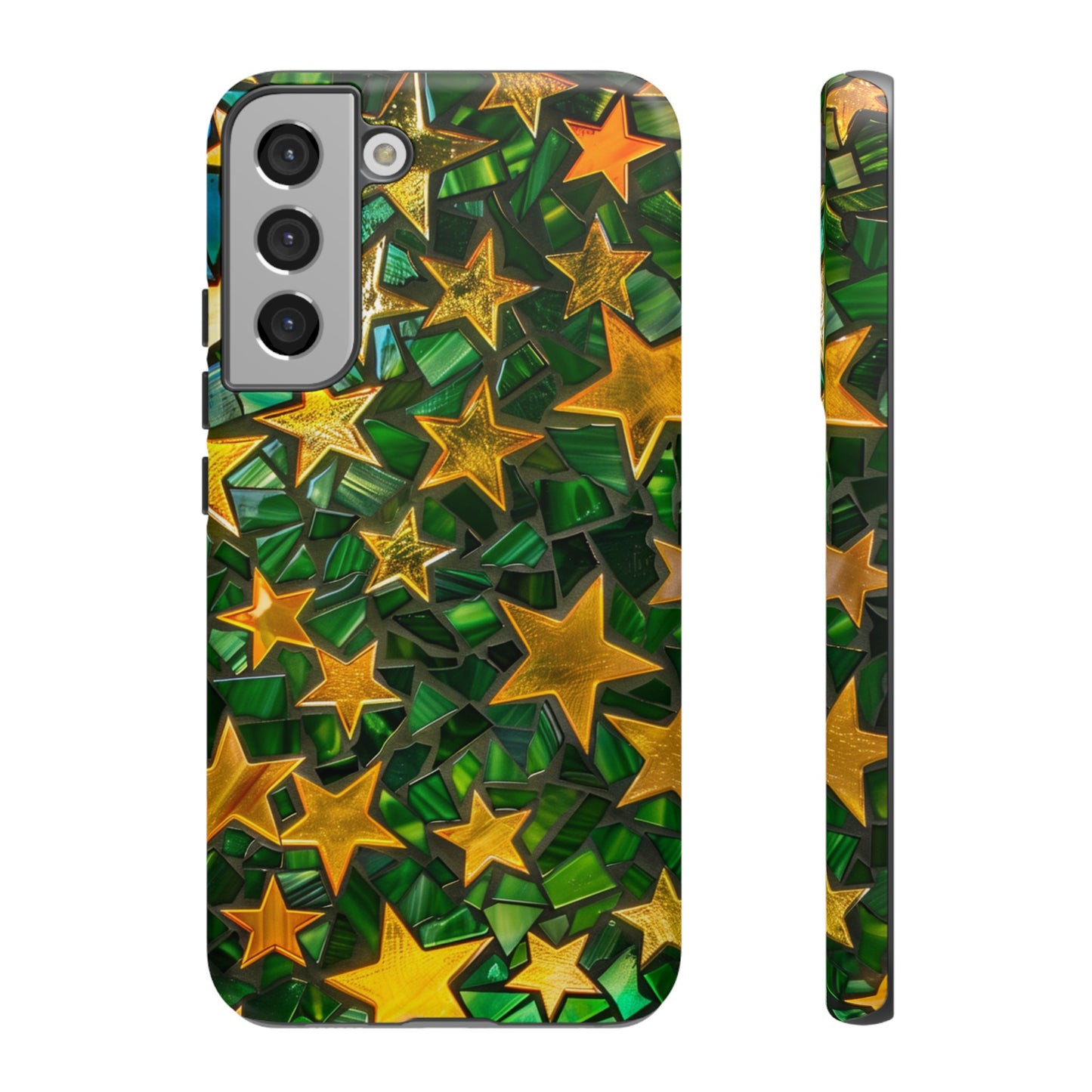 Green Celestial Stained Glass Mosaic Phone Case