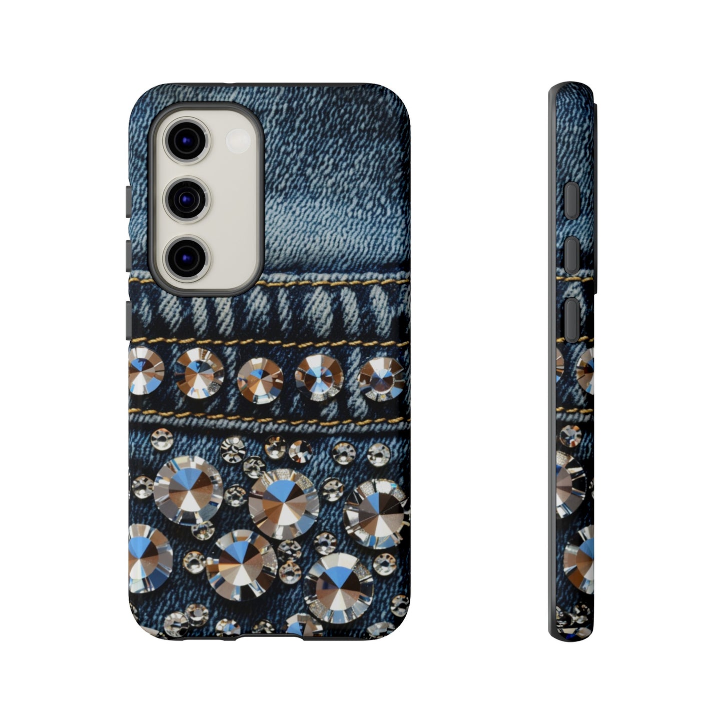 Blue Jean Queen Rhinestone Bling Phone Case