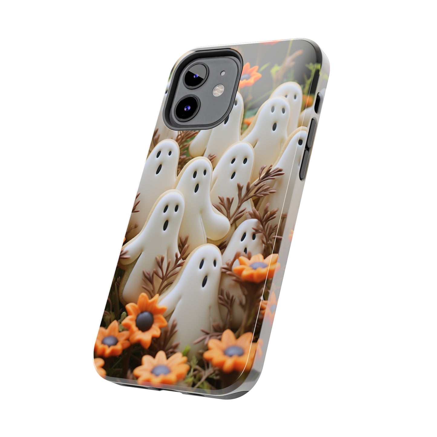 Sweet Spook: Cute Halloween Cookie Ghost | Adorable & Festive Accessory for iPhone Models 11 through 14 Pro Max