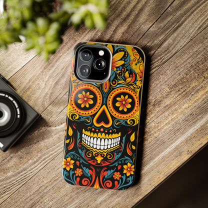 Sugar Skull iPhone Case | Dia de los Muertos Design for Apple iPhone