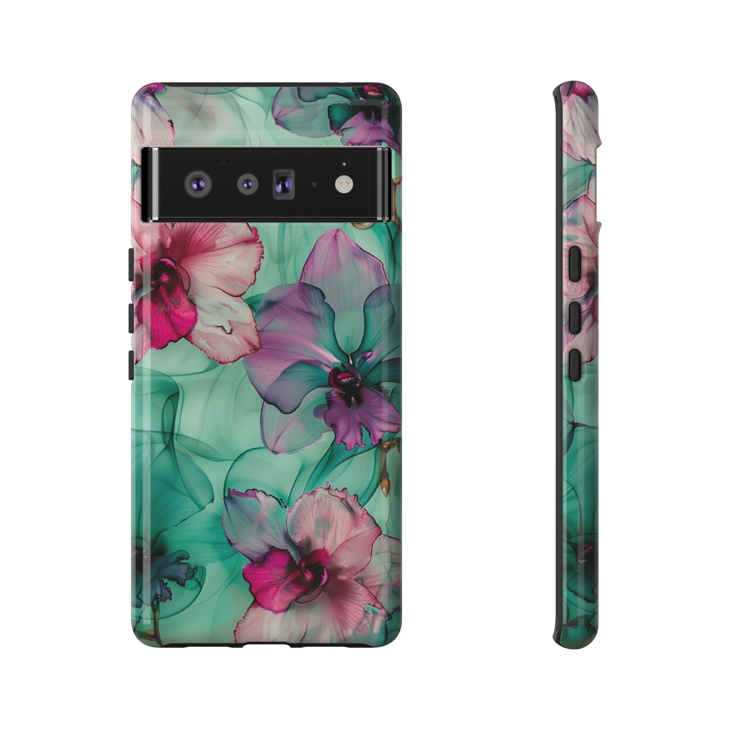 Watercolor Floral Orchids Phone Case