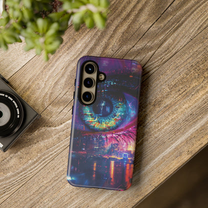 Eye of the Beholder Cyberpunk Art Phone Case