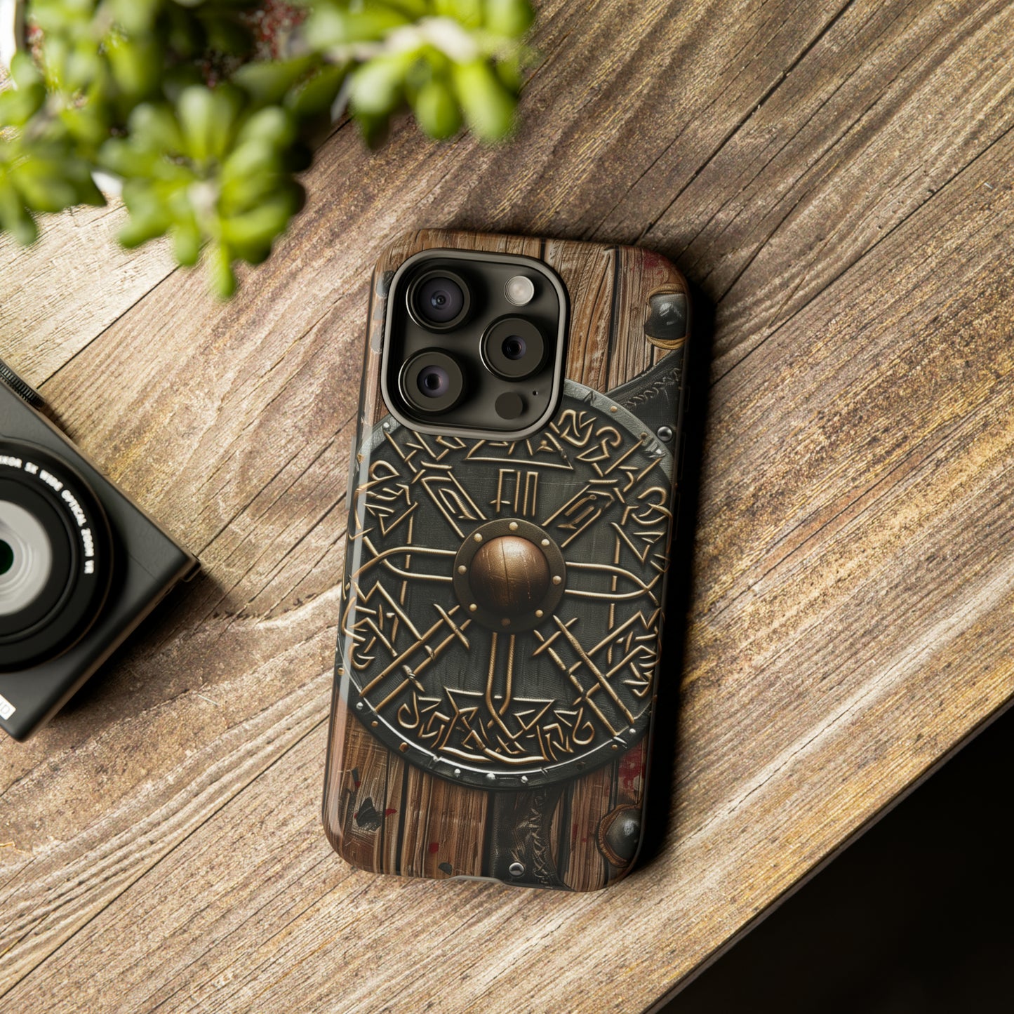 Viking Battle Shield Phone Case