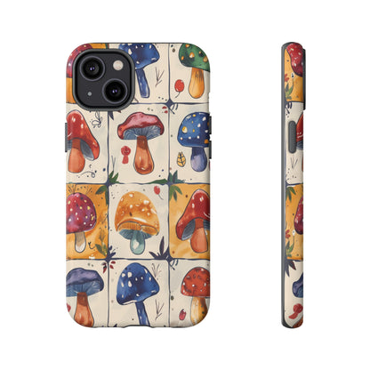 Trippy Magic Mushroom Toadstools Phone Case