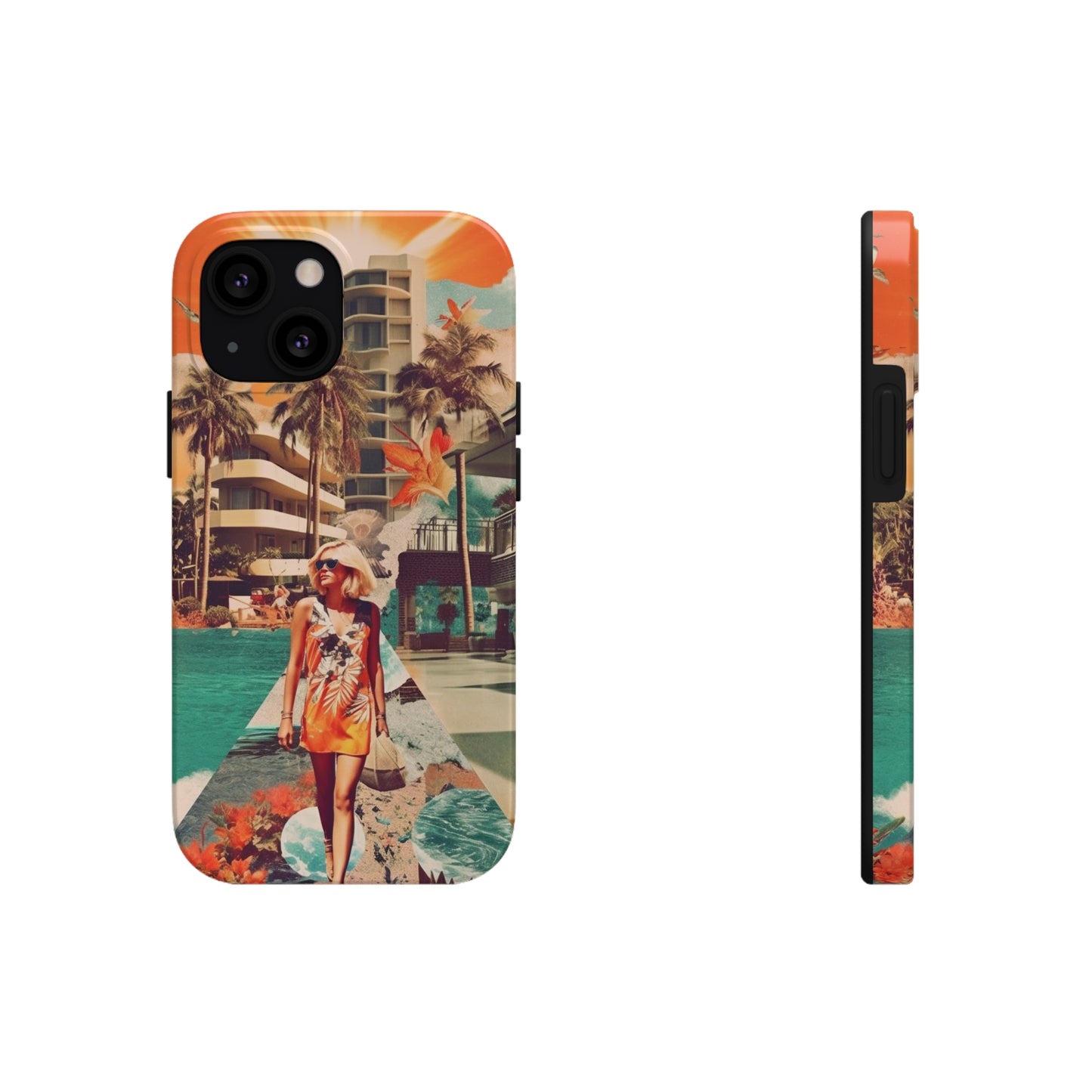 A Day at the Beach iPhone Tough Case | Embrace the Serenity of Coastal Living with Reliable Protection