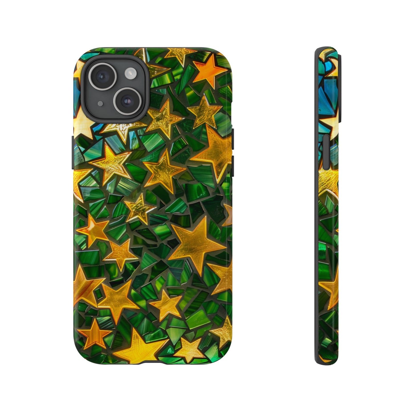 Green Celestial Stained Glass Mosaic Phone Case