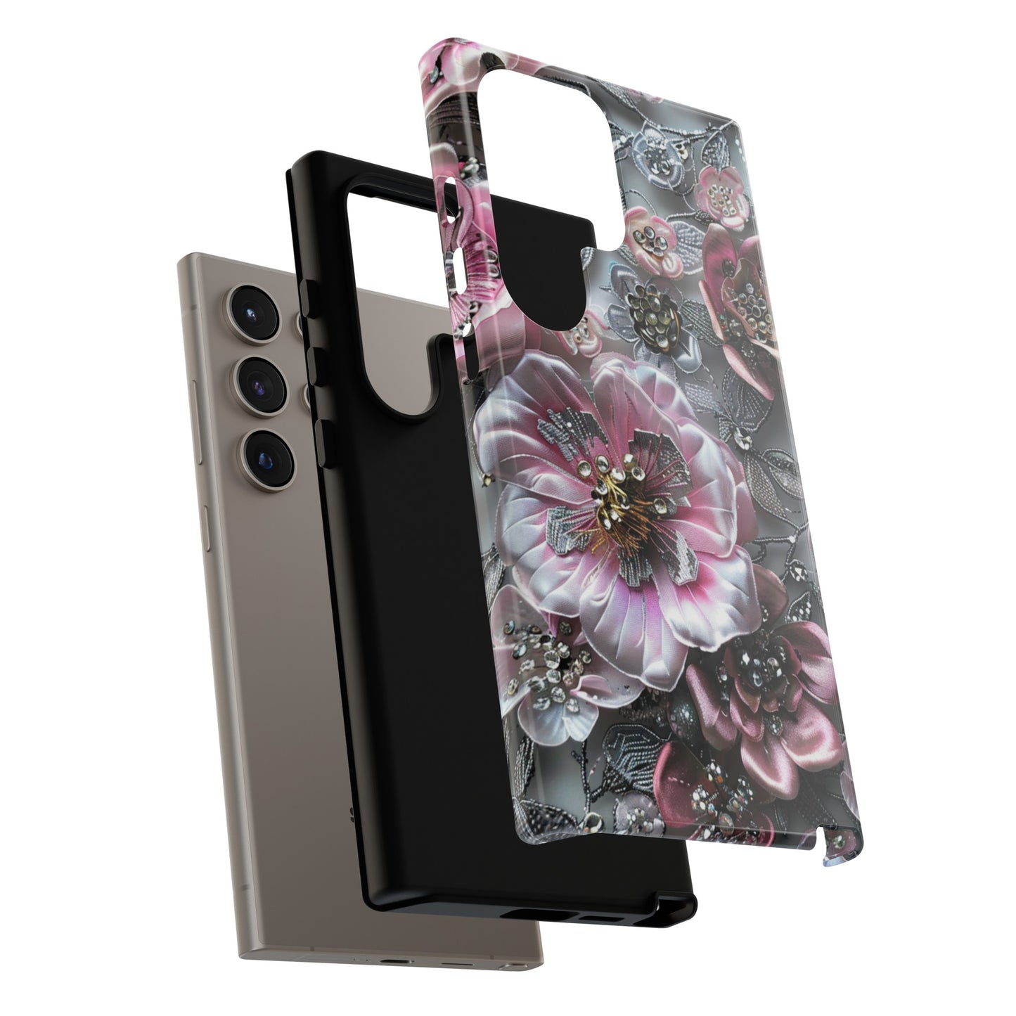 Coquette Aesthetic Floral Art iPhone 15 Case