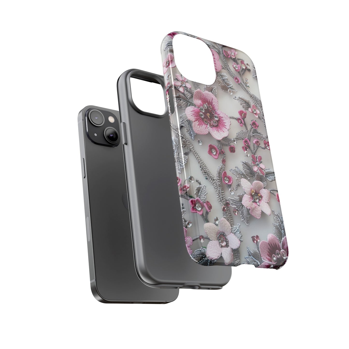 Coquette Aesthetic Floral Art iPhone 12 Case