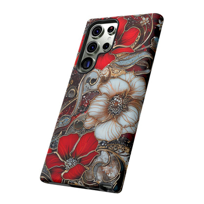 Stained Glass Floral Paisley Explosion Phone Case