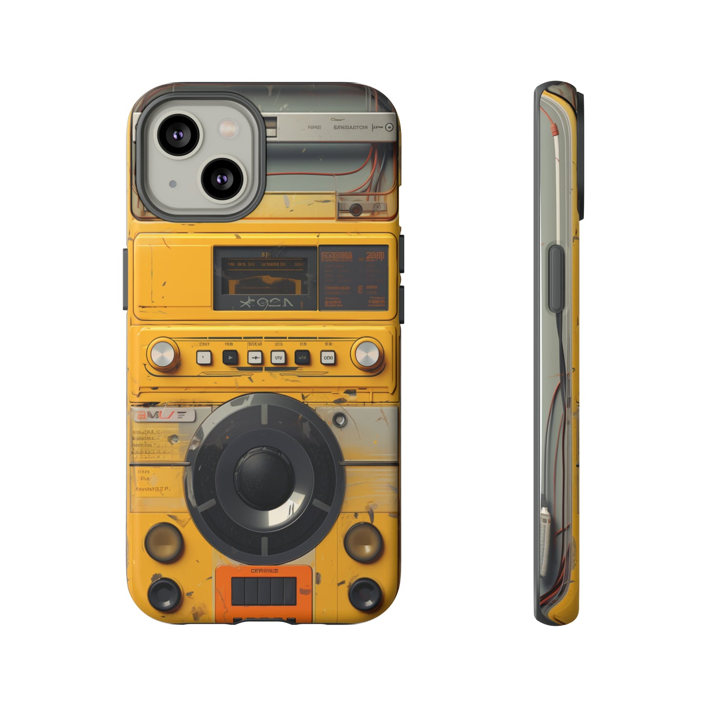 Cyberpunk Techno Gadget Walkman: Premium Phone Tough Case for iPhone, Samsung Galaxy, and Google Pixel