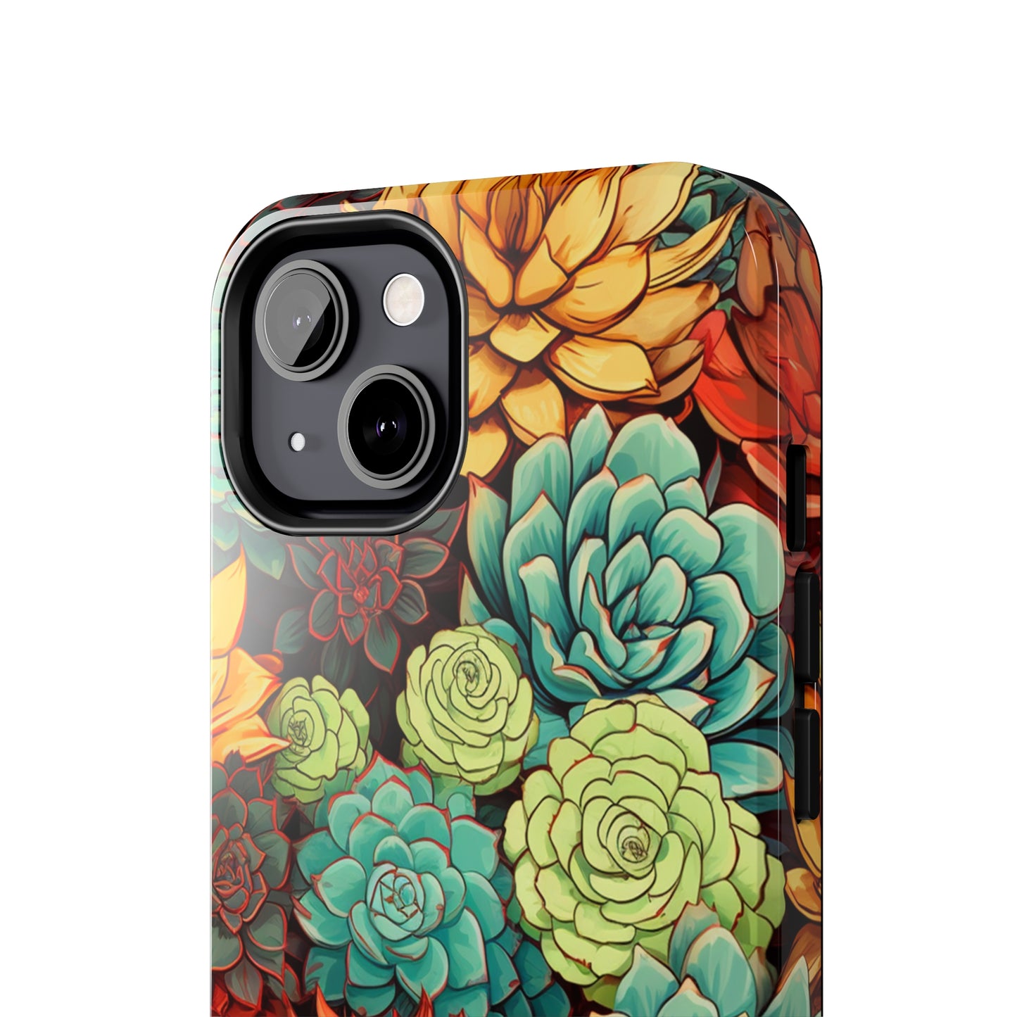 Succulent Desert Cactus Floral iPhone Case | Embrace the Beauty of Arid Elegance