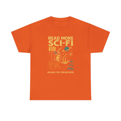nerd culture sci fi reading t shirt