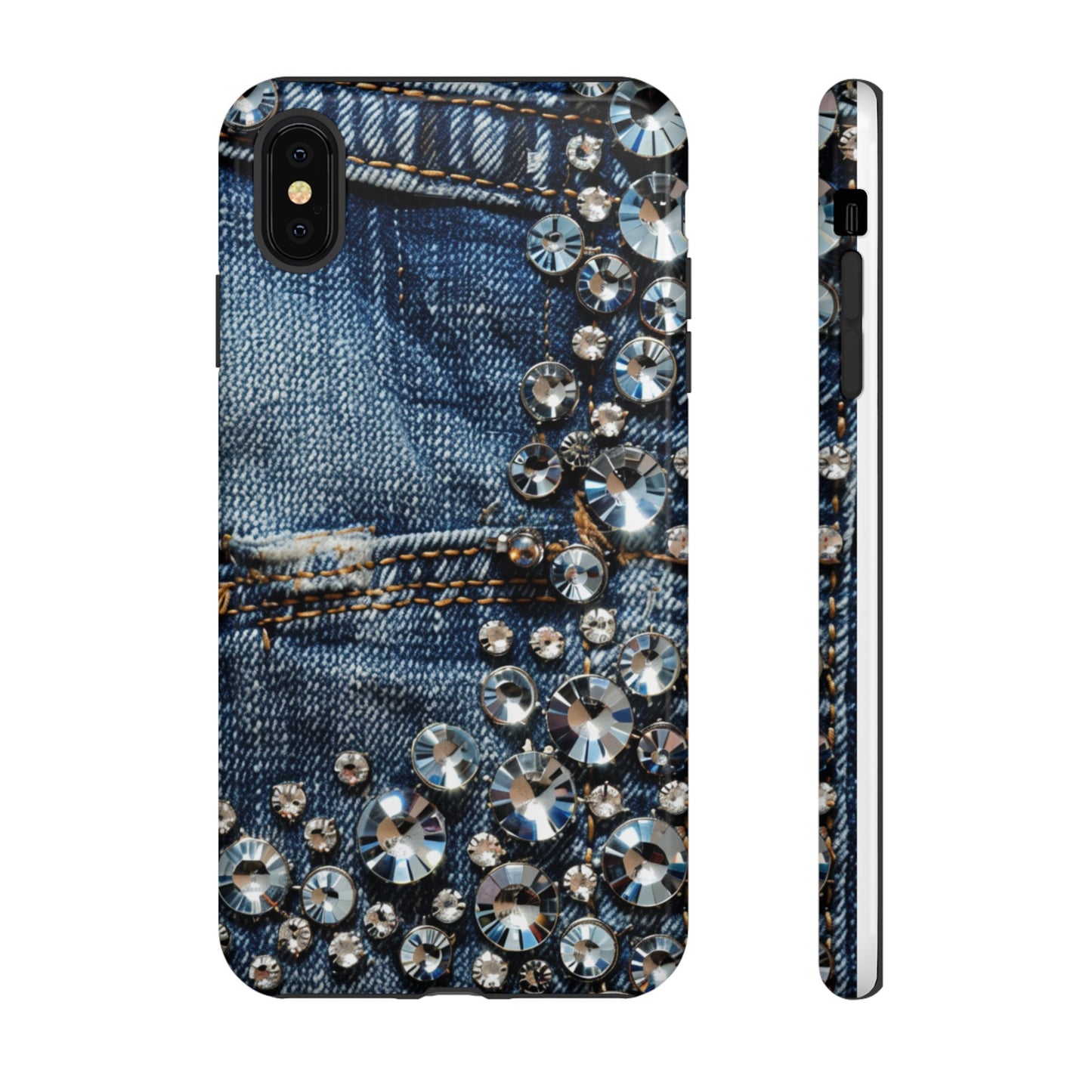 Blue Jean Queen Rhinestone Bling Phone Case