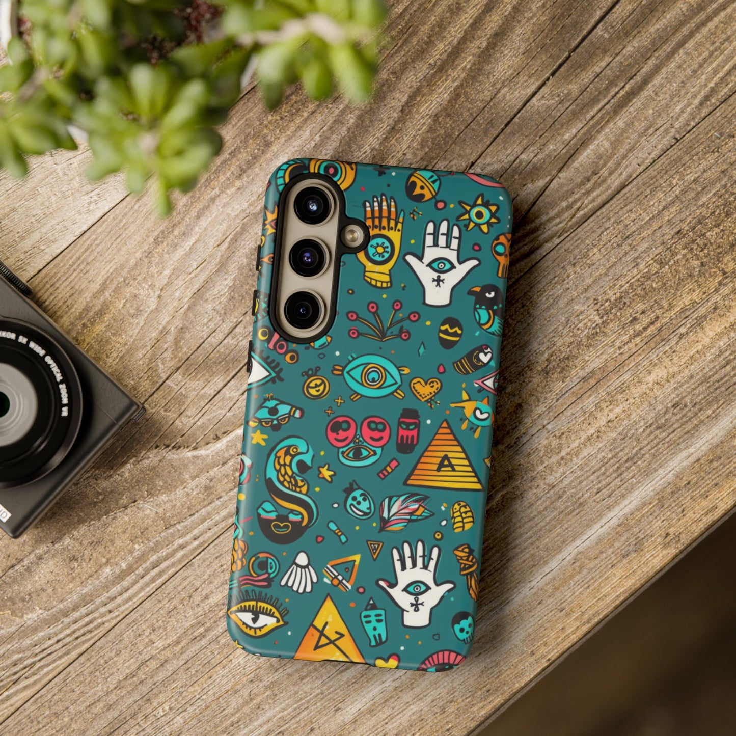 UFOs and Ancient Egypt Talisman Collage Phone Case