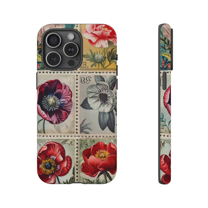 Vintage Floral Stamps Phone Case