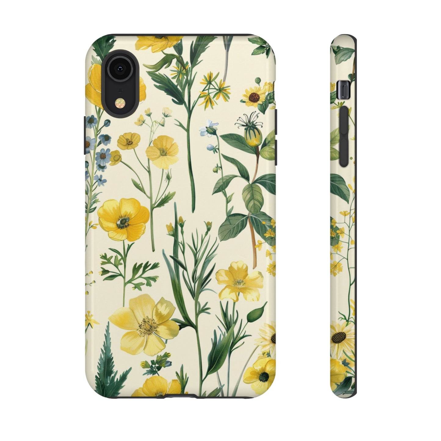 Floral Sage Yellow Wildflower Phone Case