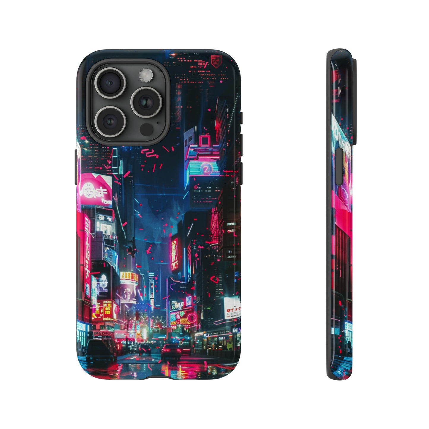 Cyberpunk Tokyo Cityscape Phone Case